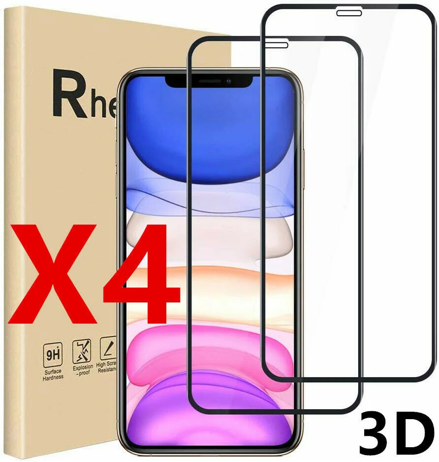 

VITRE PROTECTION VERRE TREMP FILM TOTAL For iPhone 12,11,PRO,XR X XS MAX SE 8 7 6