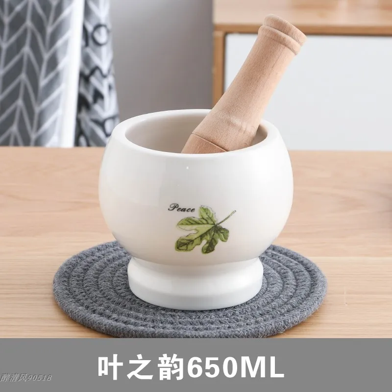 

Creative Manual Garlic Ceramic Grinder Cute Spice Containers Spice Grinder Masher Kitchen Pestle Moledor Cooking Tools EH50GR