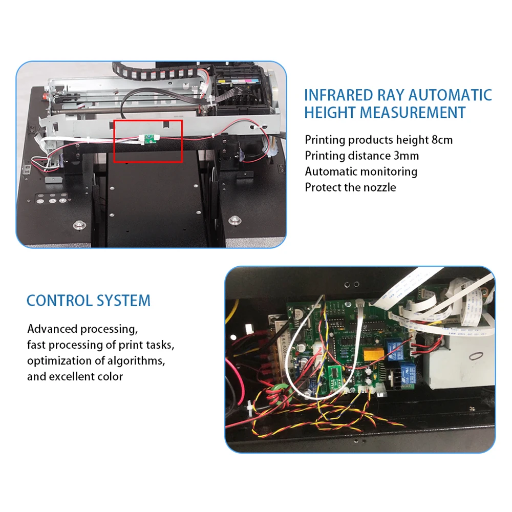 Inkjet printer highefficiency printing fully automatic UV printer A4