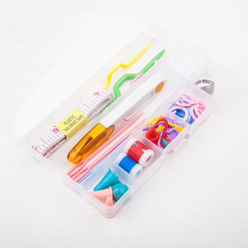 

Home Use Aluminum Crochet Set Knitting Needles Kit Sewing Tool Crochet Hooks Needles Stitches with Case for DIY Knitting Craft