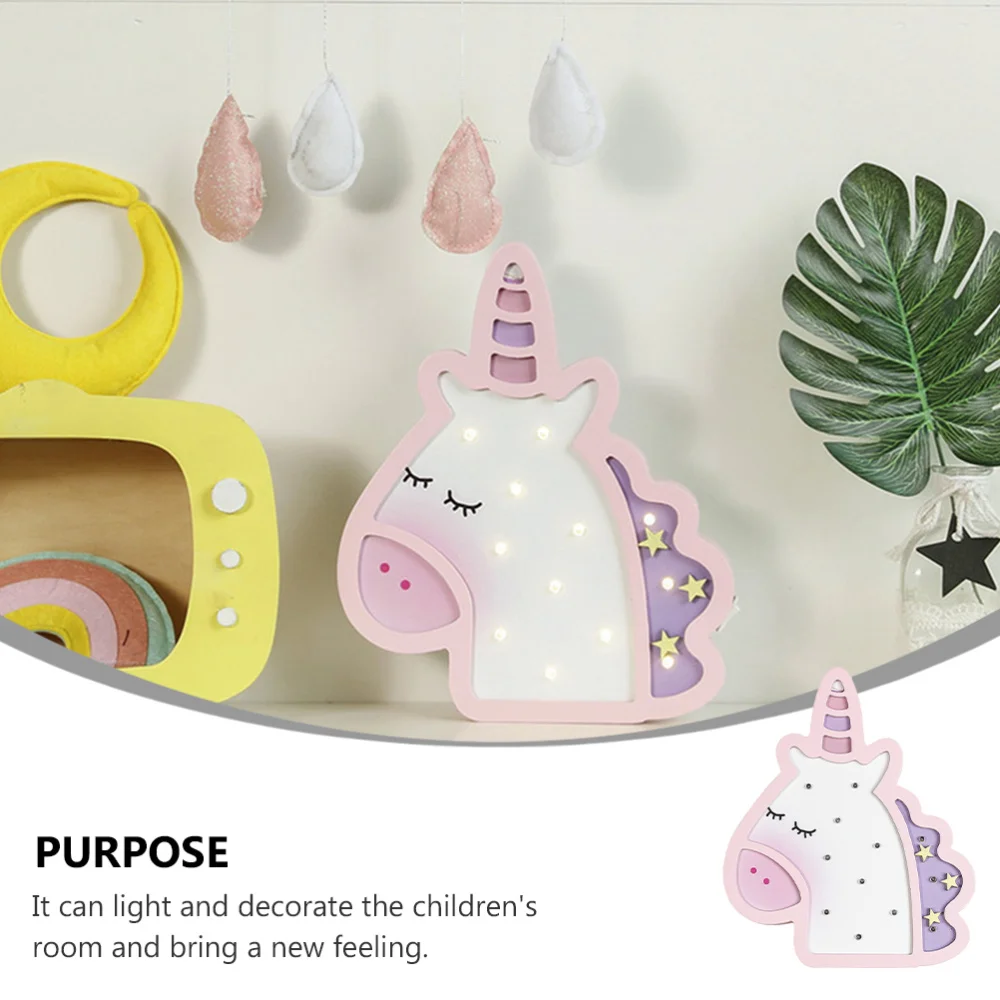 

1pc Night Light Cartoon Lovely Bedside Lamp Living Room Decoration