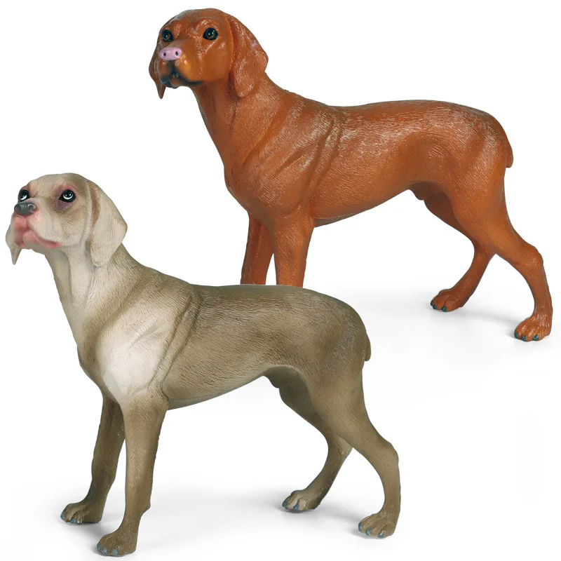 Weimaraner фигурки животных коллекционные игрушки собака экшн Детские Пластик
