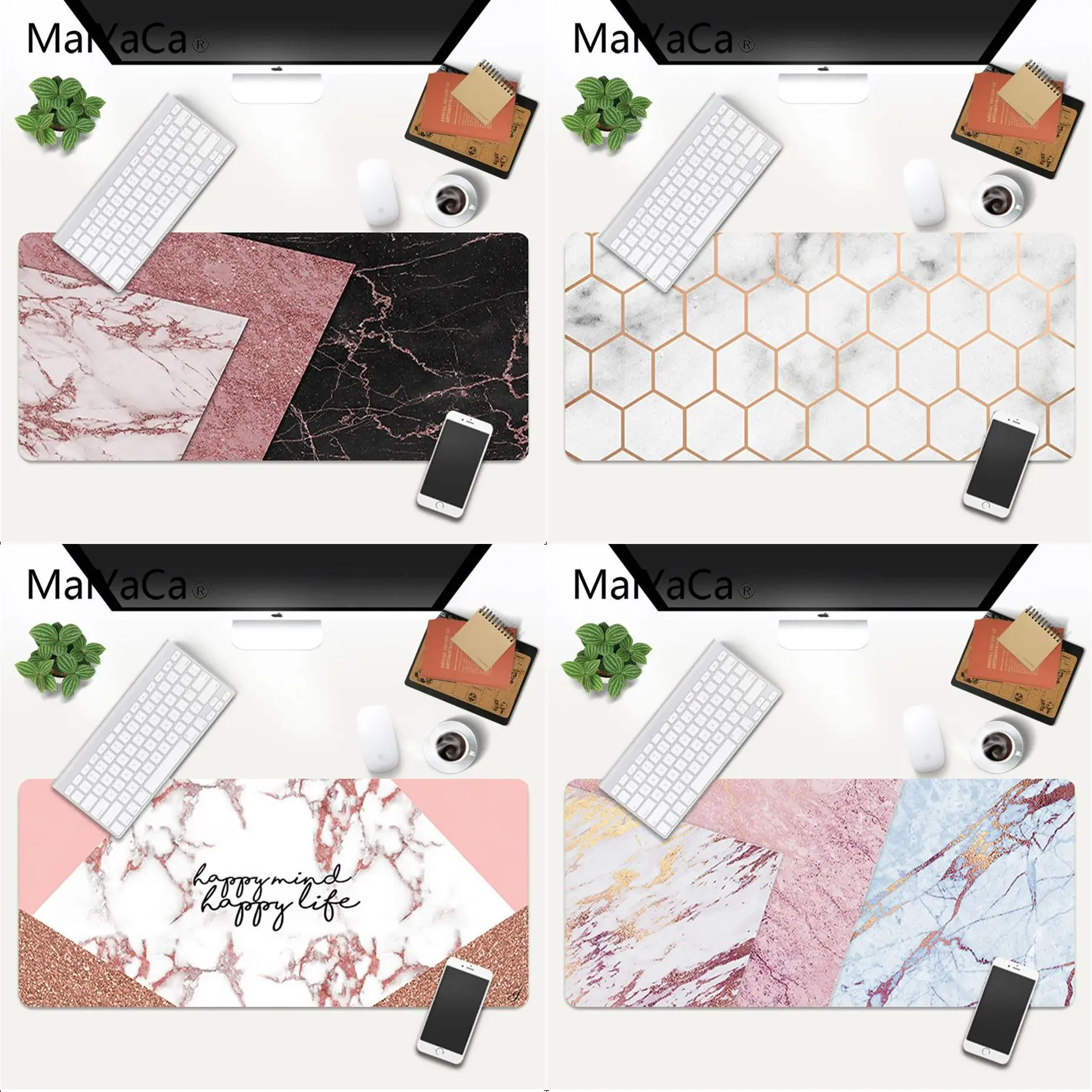 

MaiYaCa мальчик подарок Pad розовый, золотой, мраморный Ноутбук игровой коврик для мыши Мышь игровой коврик Мышь большой Дека коврик 700x300 мм для п...