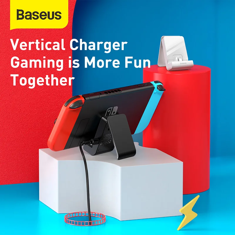 Док-станция Baseus зарядное устройство для Nintendo Switch Lite USB Type-C адаптер питания