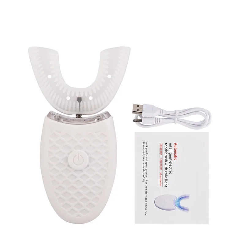 

Ultrasonic Wave Nano Electric Toothbrush with Blue Light Fully Automatic IPX7 Waterproof Toothbrush with Wireless Charging Base