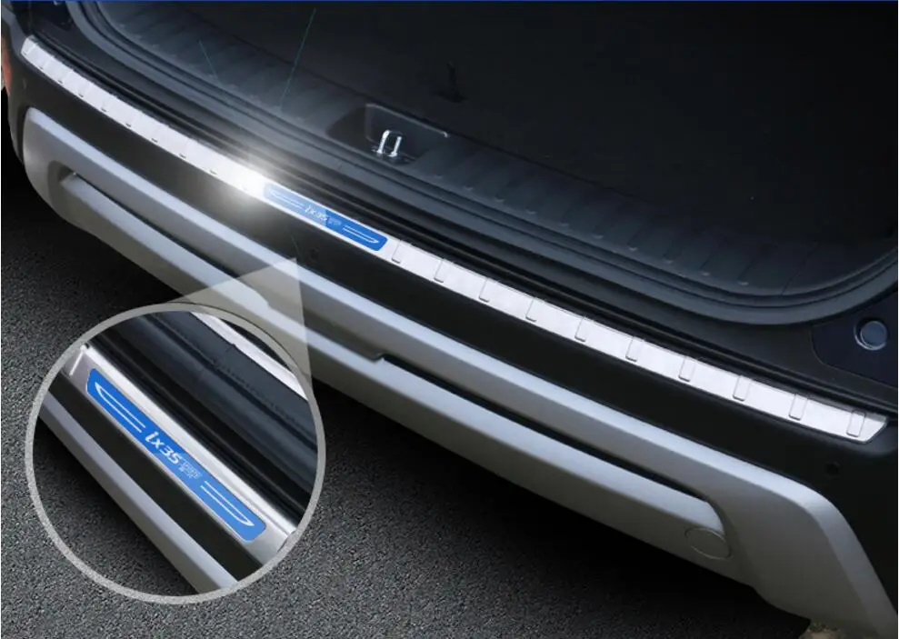 Протектор из нержавеющей стали для задней двери БАГАЖНИКА АВТОМОБИЛЯ Накладка