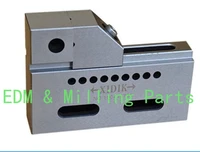 cnc wire edm machine high precision vise 2 jaw stainless steel quick move opening clamping 0 50mm for edm sparks tool