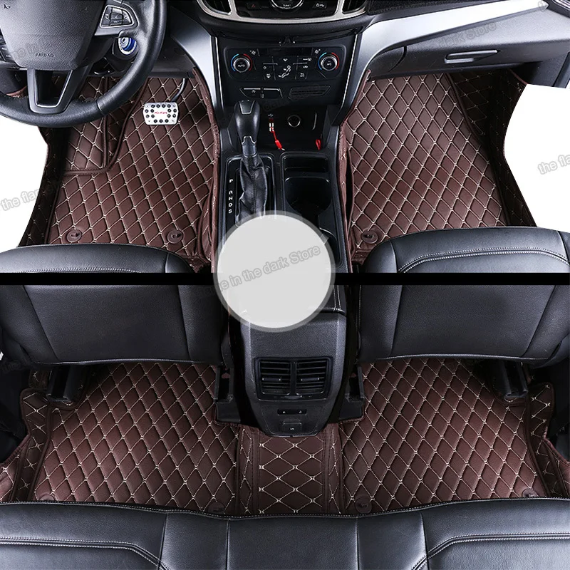Lsrtw2017 Авто Стайлинг кожаные автомобильные коврики в салон для ford kuga 2013 2018 2017 2016 2015
