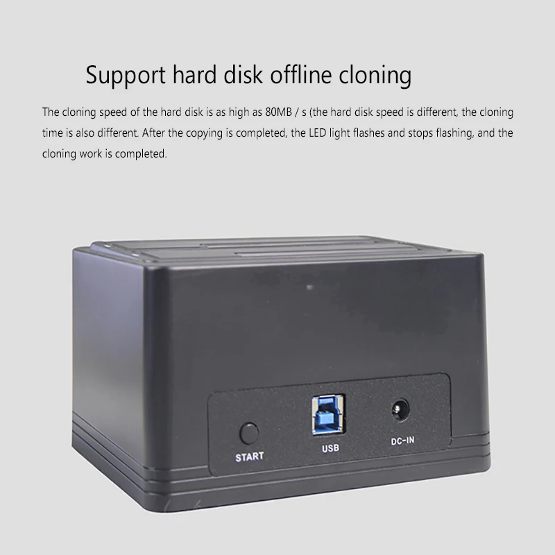 Корпус HDD SATA к USB 3,0 док-станция для жесткого диска 5 Гбит/с супер скорость для 2,5 ''/3,5" SSD HDD с адаптером питания 12 В Прямая поставка