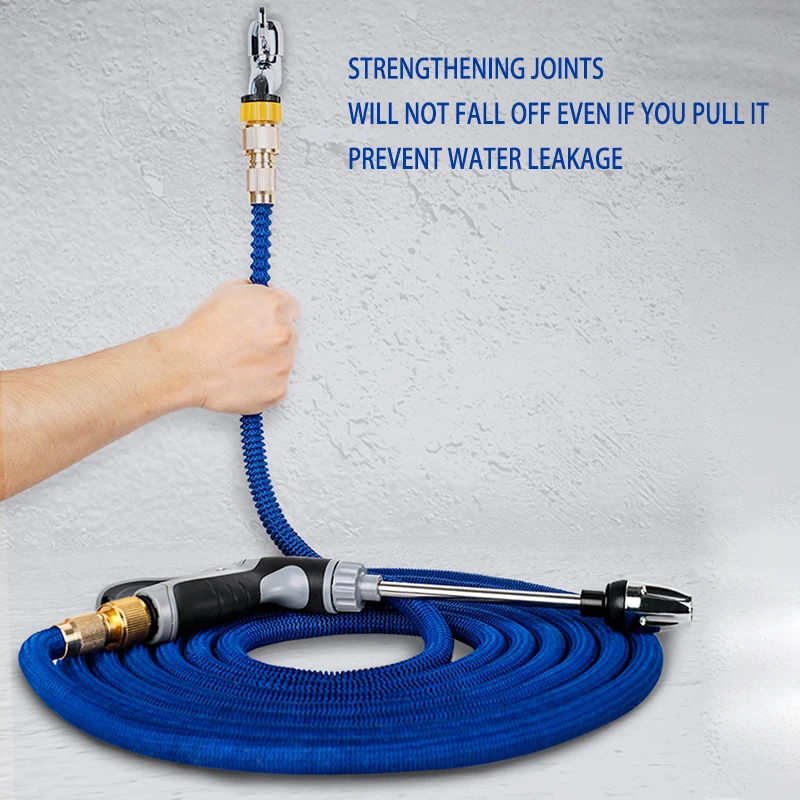 

High Pressure Water Spray Gun Garden Hose Retractable Magic Water Pipe Nozzle Sprinkler Foam Car Washing Dropshipping