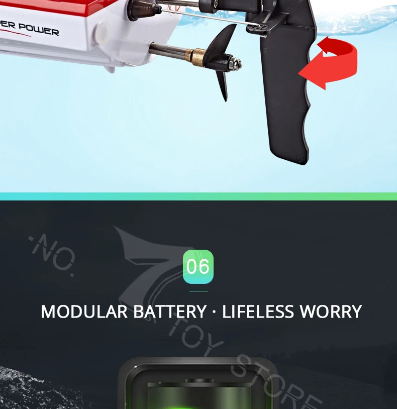 HJ806 Electric RC Boat 35KM/H High Speed Radio Remote Controlled Speedboat Racing Ship Steerable Boats Toy VS Feilun FT012 FT011