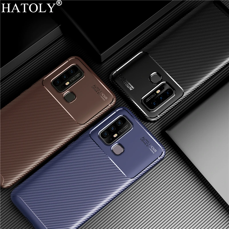 hatoly case for vivo z6 cover ultra thin soft tpu carbon fiber back cover for bbk vivo z6 z 6 5g bumper silicone cases 6 57 free global shipping
