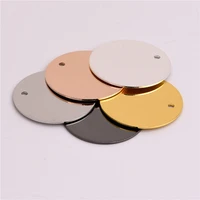 20 pieces of 20 0 5 brass single hole glossy pendant round disc pendant jewelry for diy bracelet earring jewelry accessories