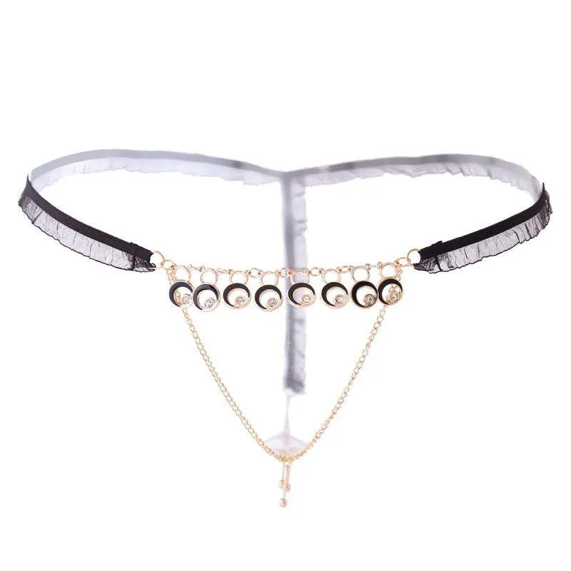 

Women Sexy Bikini Jewelry Body Chain Handmade jewelry Pendant Thong body sexy Round G-String Love Gift Valentines Girl Gift New