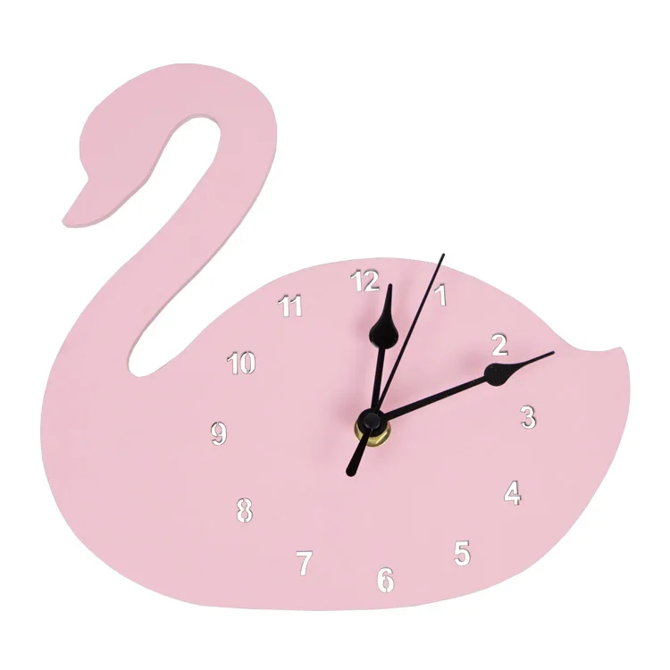 INS скандинавские детские часы с декором настенные подвесные деревянные игрушки