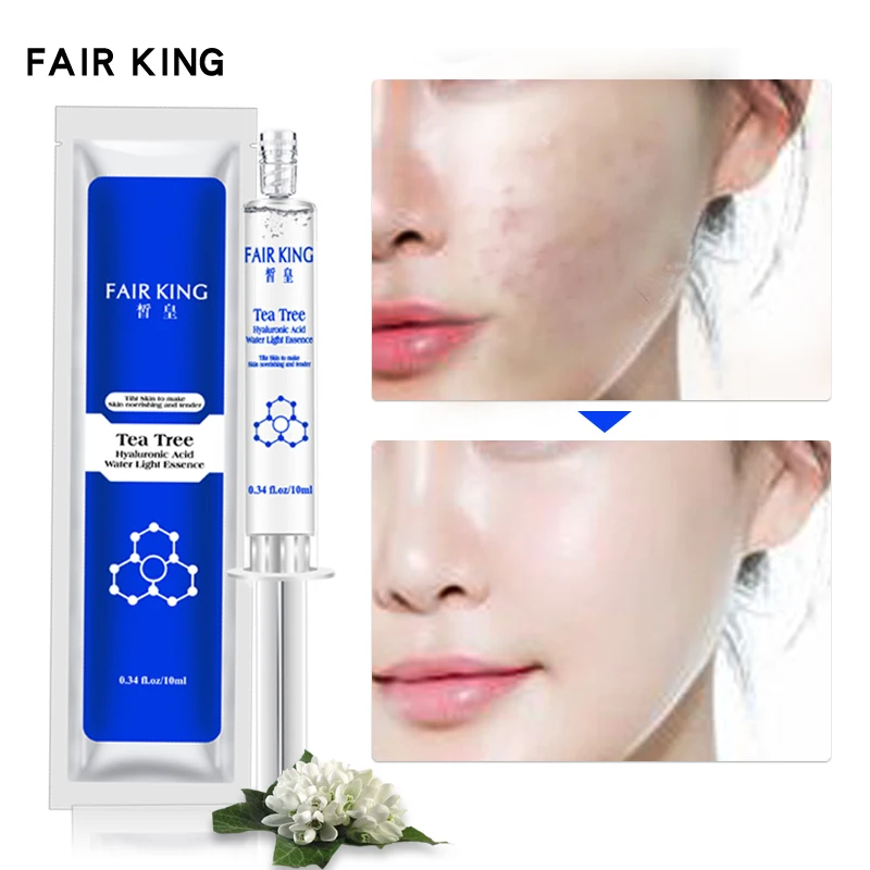 KING Tea Tree Увлажняющая сыворотка для лица с коллагеном эссенция гиалуроновой