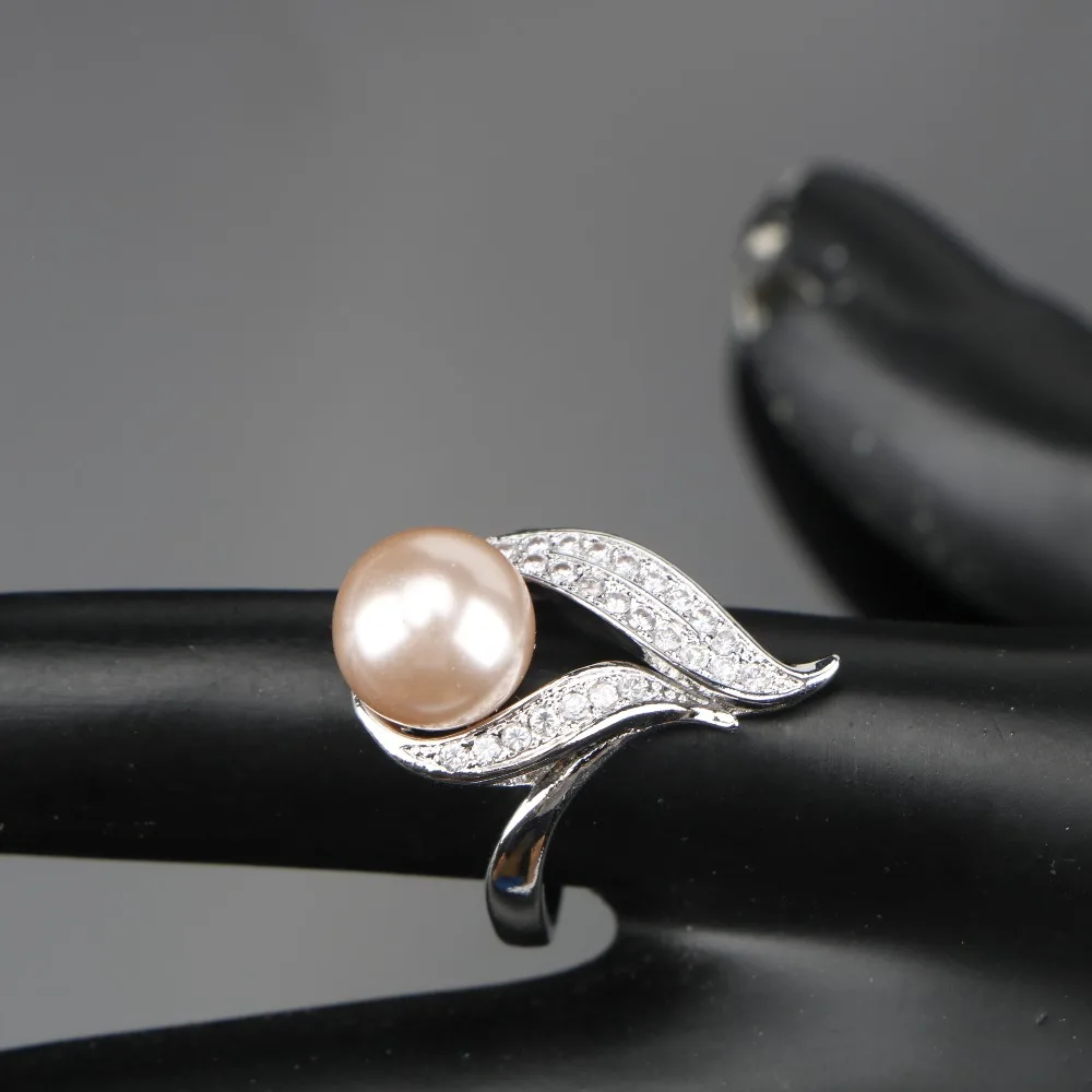 Женский ювелирный комплект из колье серёг и кольца серебра 925 пробы|costume jewelry