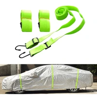kayme new gust car cover straps wind protector3pcs elastic adjustable rope protect cover from high wind universal fit