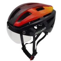 jecaro light bike mountain cycling mtb goggles visor helmet led lighting motorcylce safty protect men women helmet
