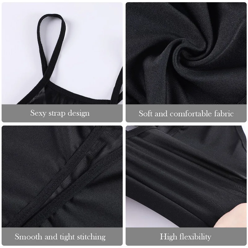 Кроп-топ женский прозрачный сетчатый пикантная повседневная майка спортивный