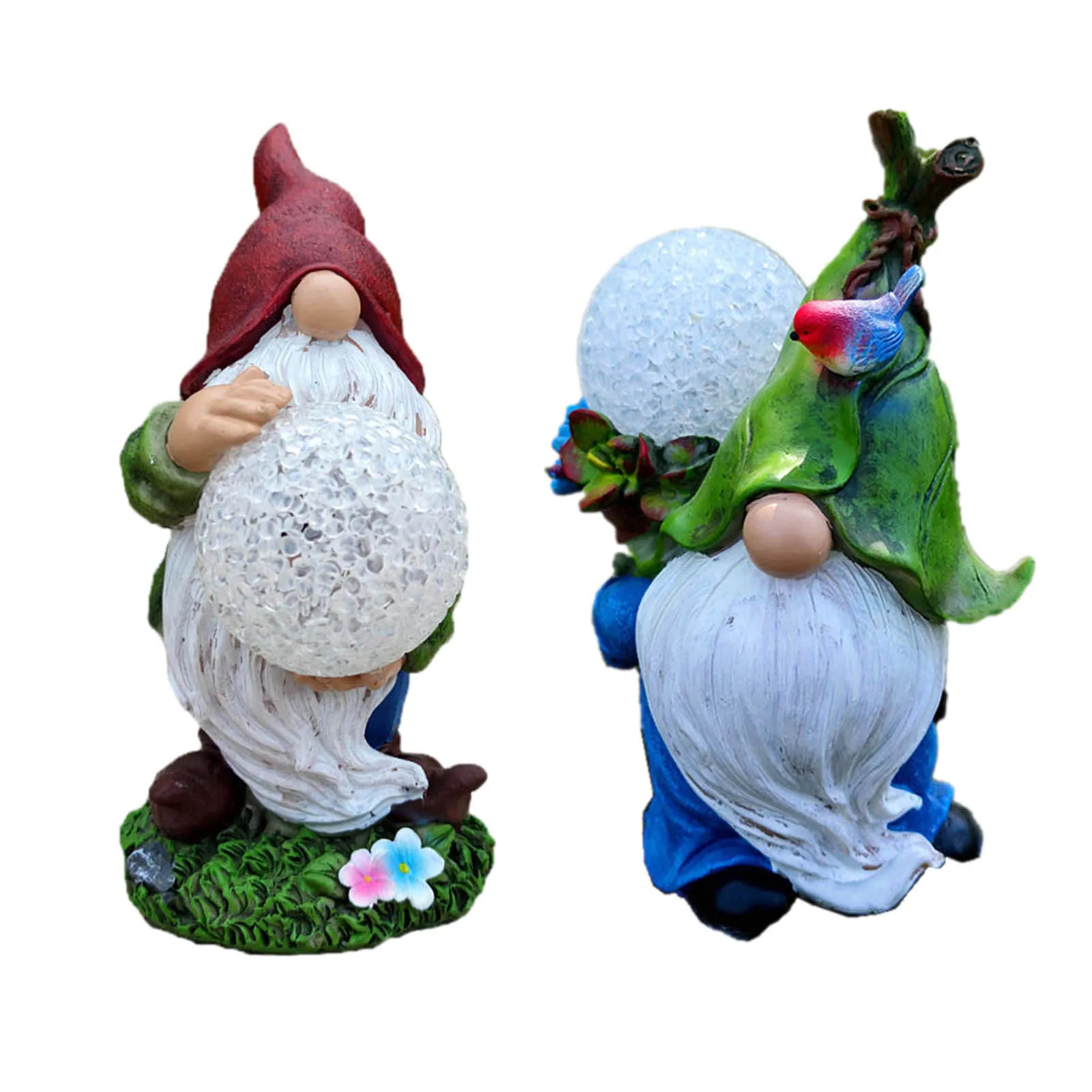 

Gnome Lamp Home Garden Whimsical Garden Statue Gnome Solar Powered LED Outdoor Decor Light Convenient