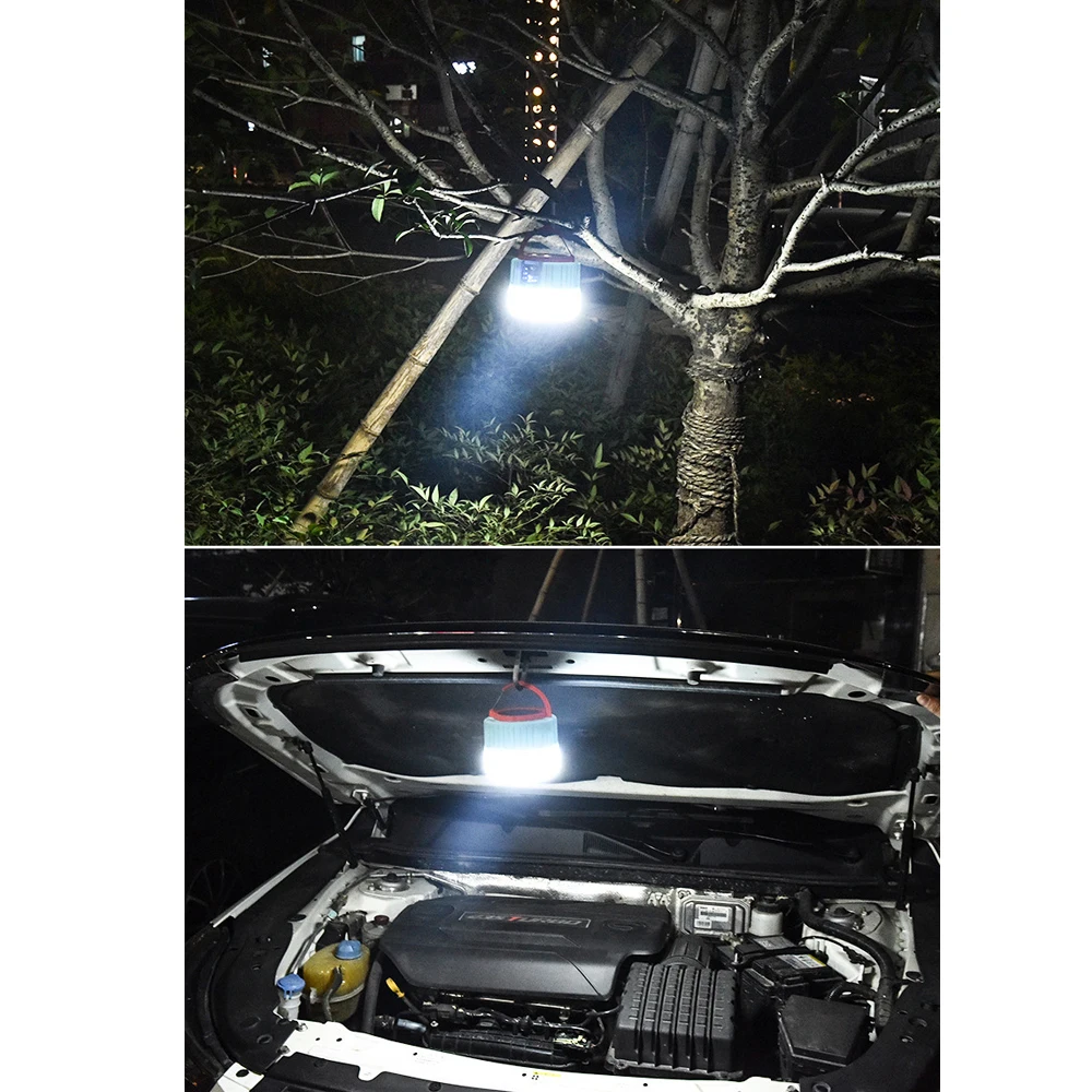 280W солнечных батарей палатка светильник Кемпинг уличная Светодиодная лампа s