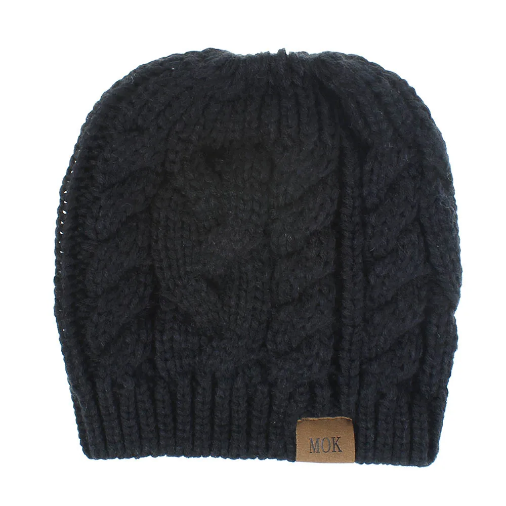 Зима женский хвостик грязная шапка Beanie Шапка мягкая вязаная теплая Осенняя уличная Спортивная повседневная шапка куполообразная вязаный головной убор