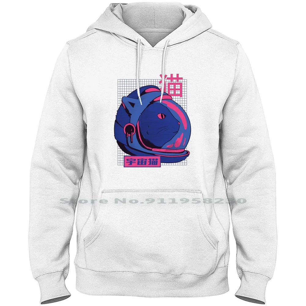 

Clitch Space Cat , Men Women Hoodie Sweater 6XL Big Size Cotton Animals Space Lover Pets Pace Over Spa Lit Ace My Animals