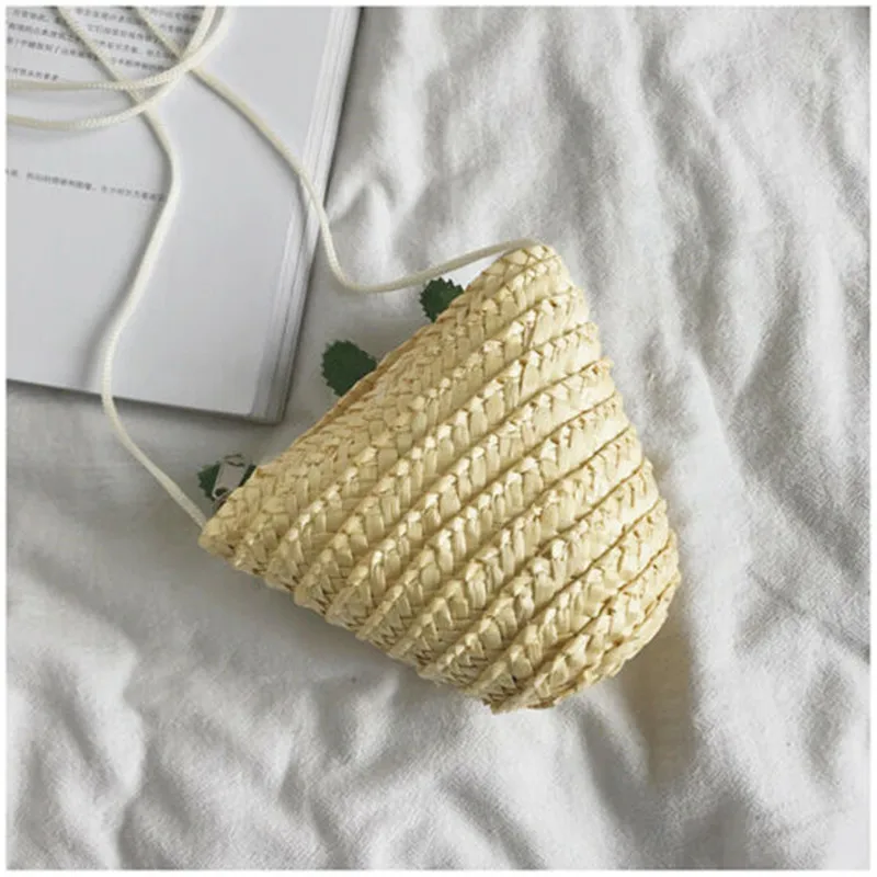 Новые модные плетеные сумки через плечо соломенные летние женские Пляжная