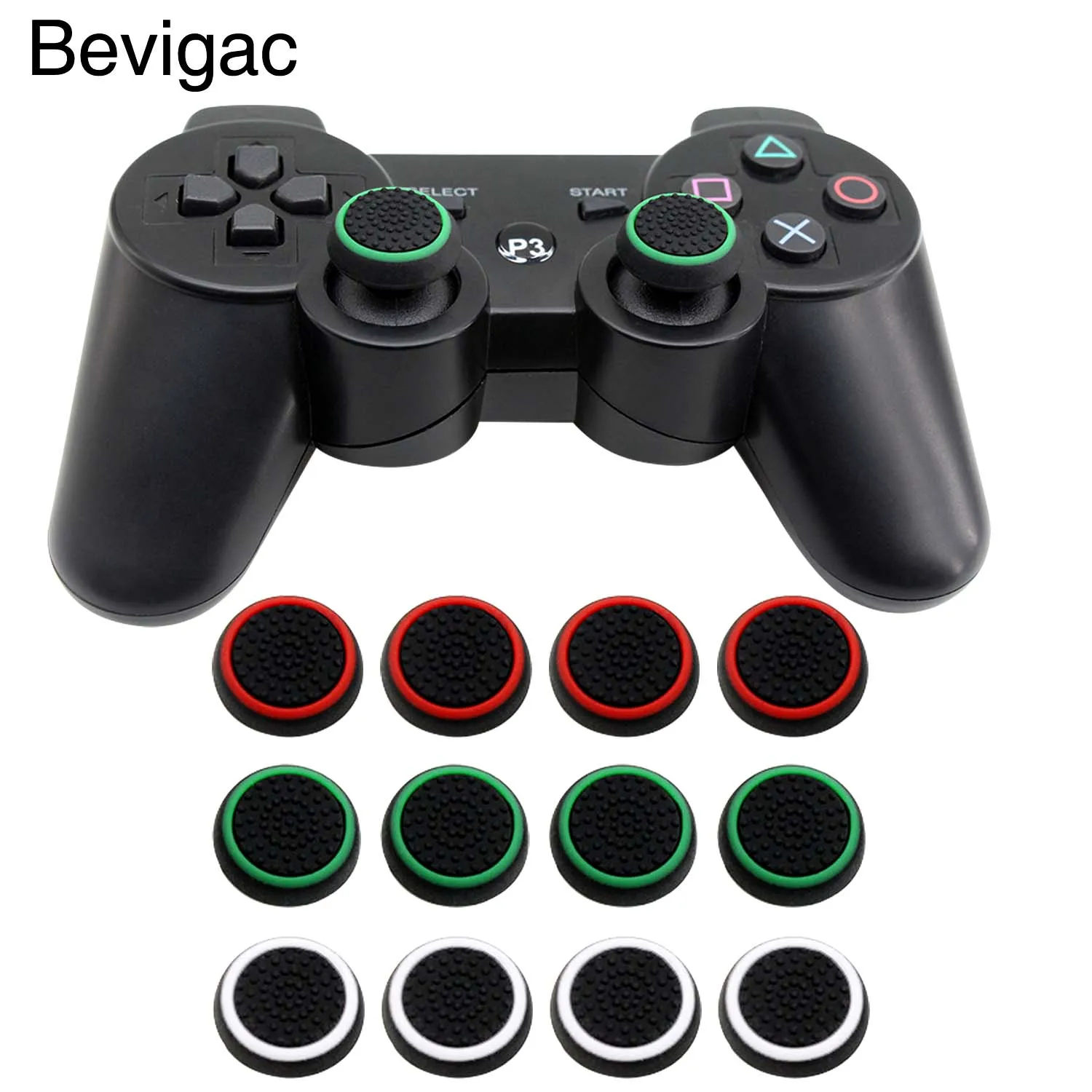 4 шт. силиконовый джойстик Bevigac защитный чехол для джойстика Sony PlayStation PS 3 PS4 PS3 Xbox One