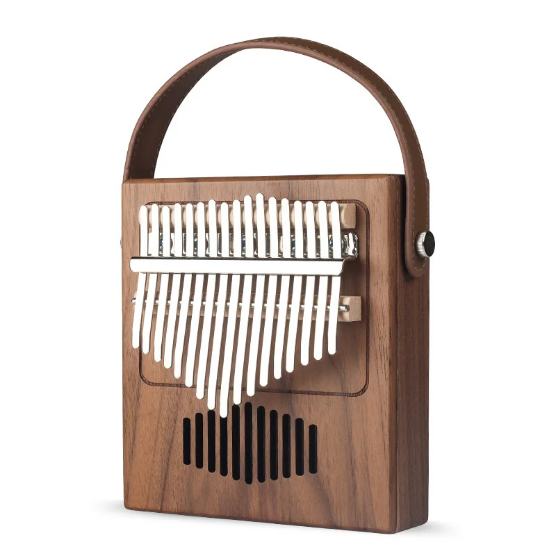 

Protable Piano 17 Keys Kalimba Thumb Piano Made By Single Board High-Quality Wood Musical Instrument
