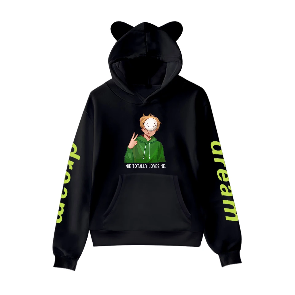 

Dreamwastaken Hoodies Hot Sale Cat Ears Hoodies Sport Pullover Sweatshirt Children Clothes New