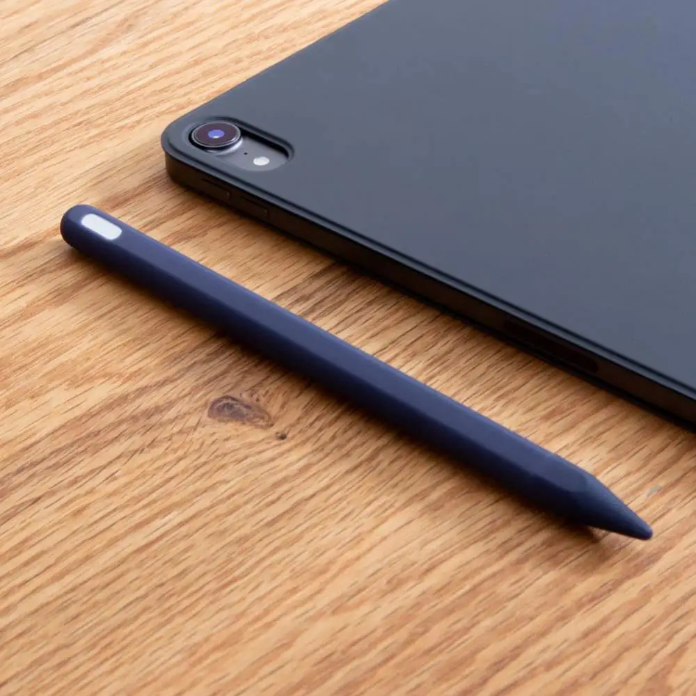 

Силиконовый чехол-карандаш для Apple Pencil 1, держатель для стилуса с наконечниками для ручки и карандаша 2-го поколения