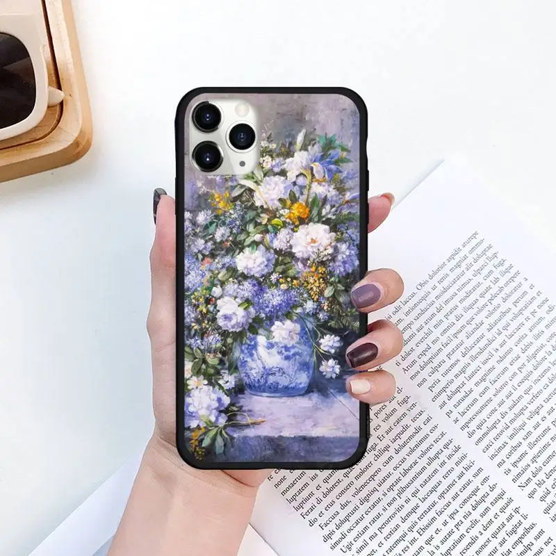 

Auguste Renoir art painting Phone Case for iPhone 11 12 mini pro XS MAX 8 7 6 6S Plus X 5S SE 2020 XR Luxury brand shell funda