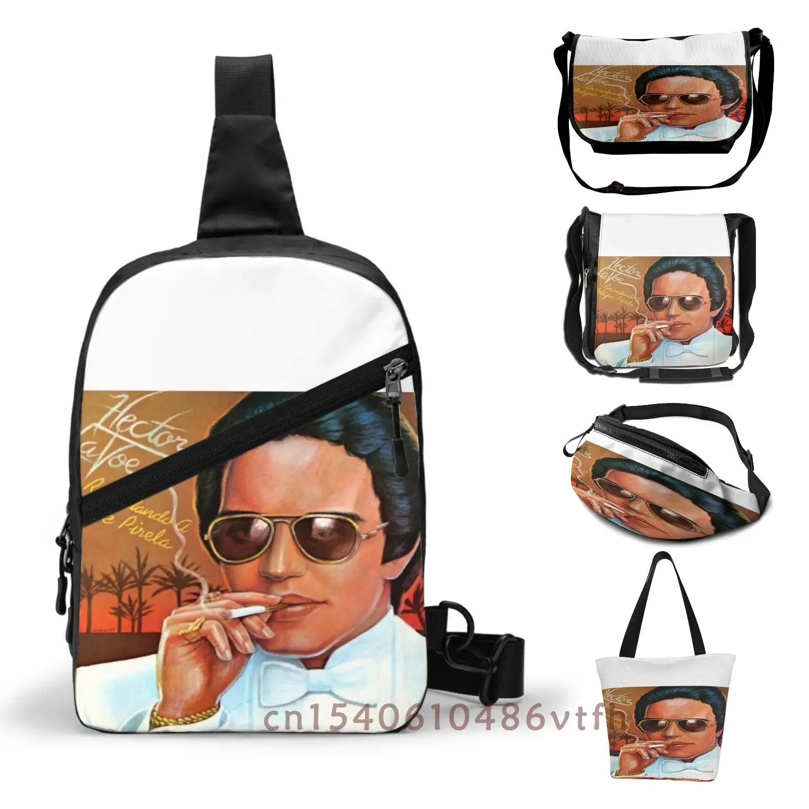 Функциональная нагрудная сумка для мужчин и женщин уличная Hector Lavoe- Classic Pic