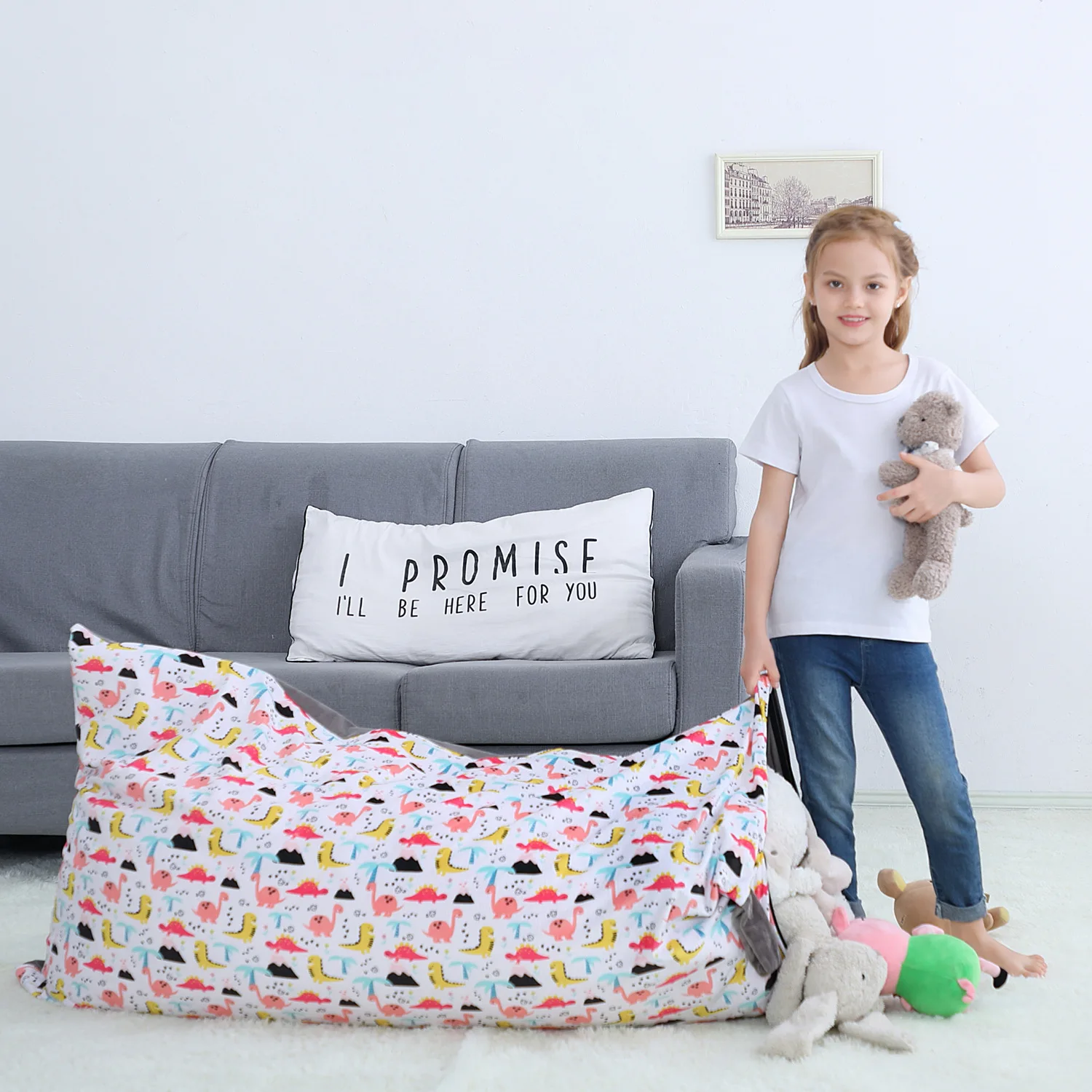 Большой вещи животных хранения мешок фасоли плюшевые игрушки для бобовых чехлы