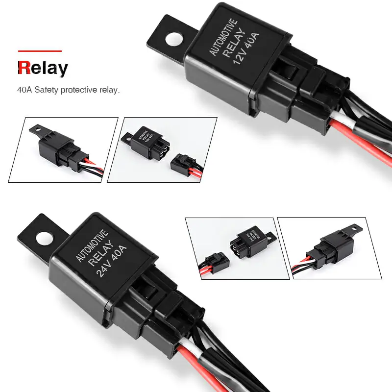 Светодиодный осветительный прибор 4x4 для езды по бездорожью 12 В 40 А|connector|connector