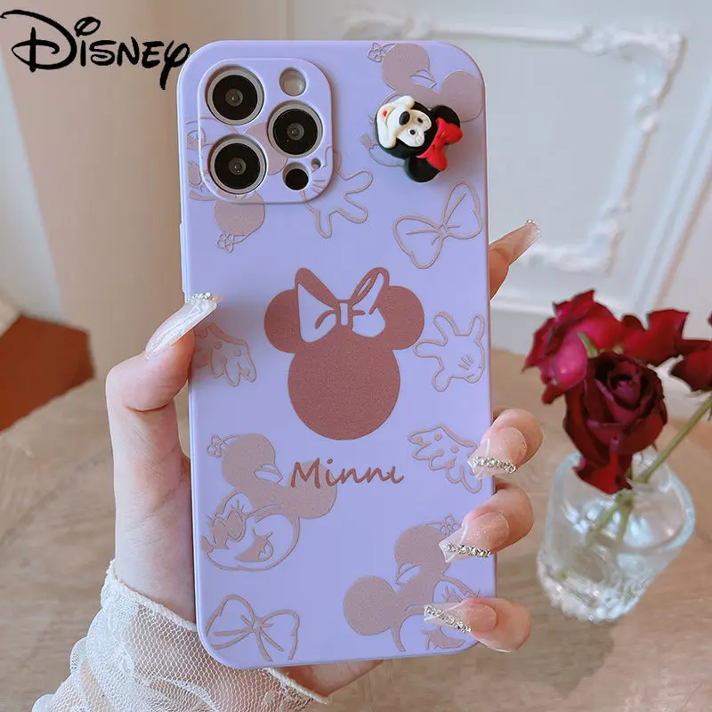

Чехол для телефона с изображением Минни Диснея для iPhone 13/13pro/13promax/13mini/XR/XS/XSMAX/11/12Pro/12mini