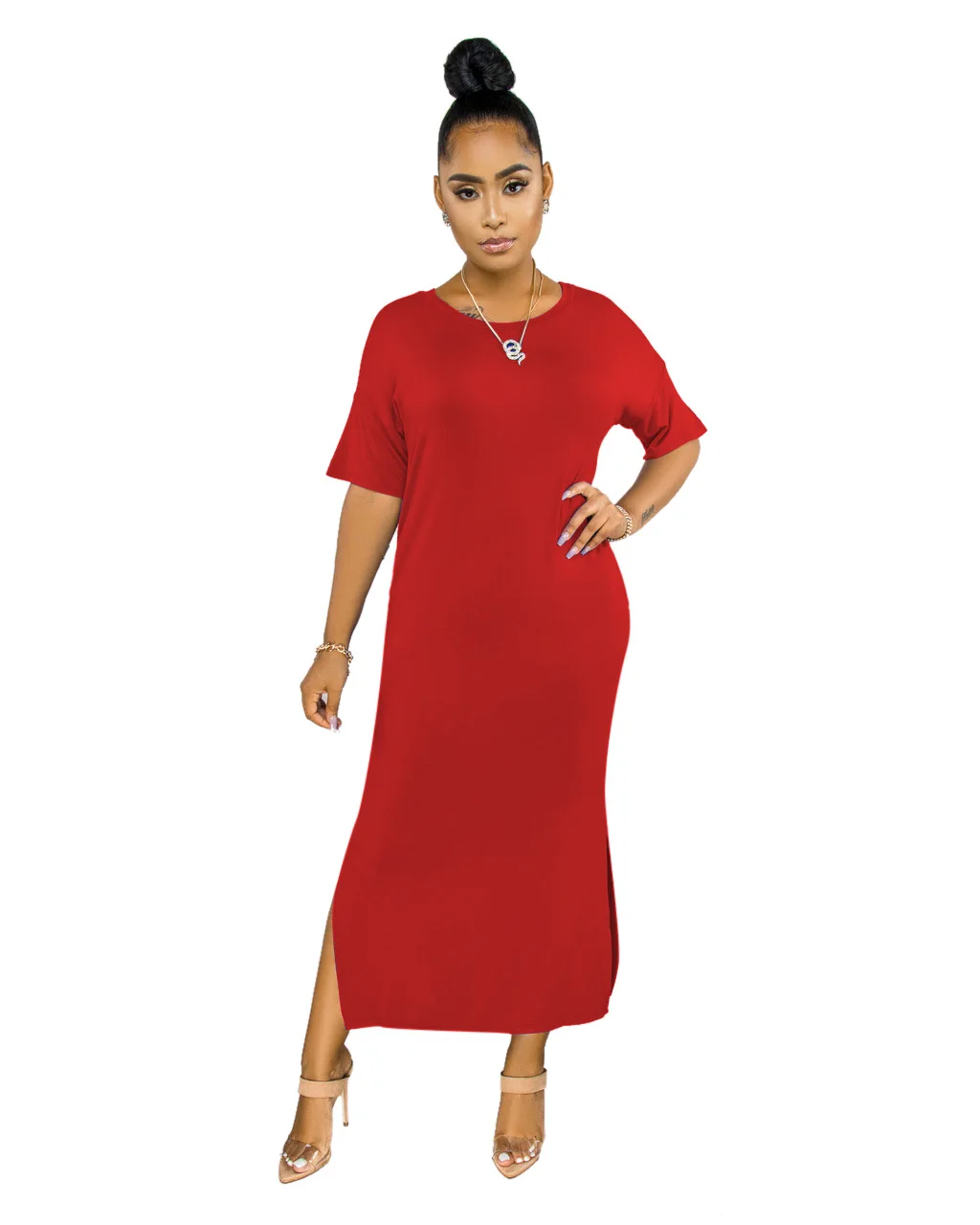 

XS-5XL Plus Size Women Summer Dress Long Maxi Dress Pockets O-Neck Street Sexy Bandage Beach Night Club Party Dresses Vestido