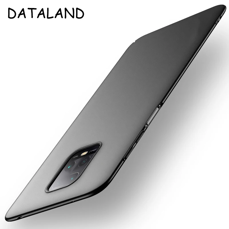 Чехол для Xiaomi Redmi Note 9 Pro роскошный Ультратонкий матовый жесткий чехол из