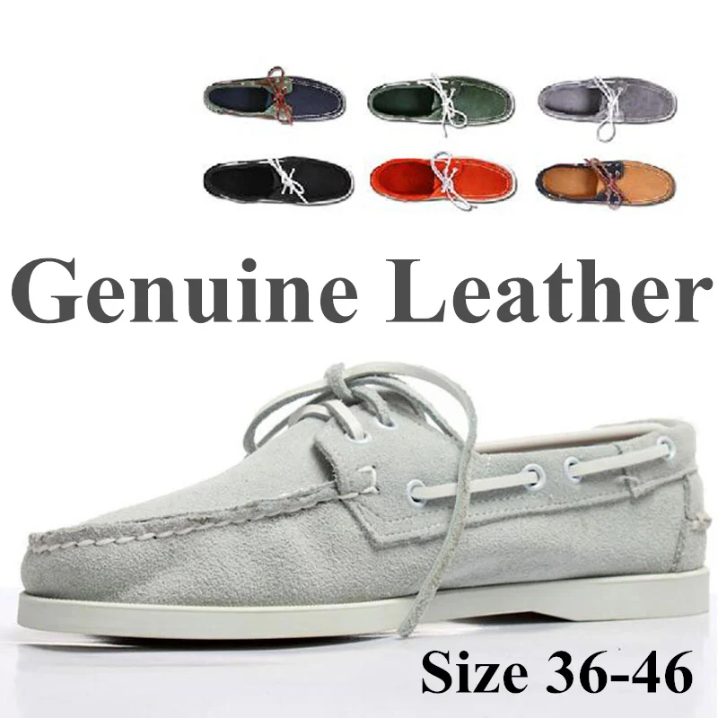 Лоферы Docksides A047 мужские/женские из натуральной кожи классические брендовые туфли