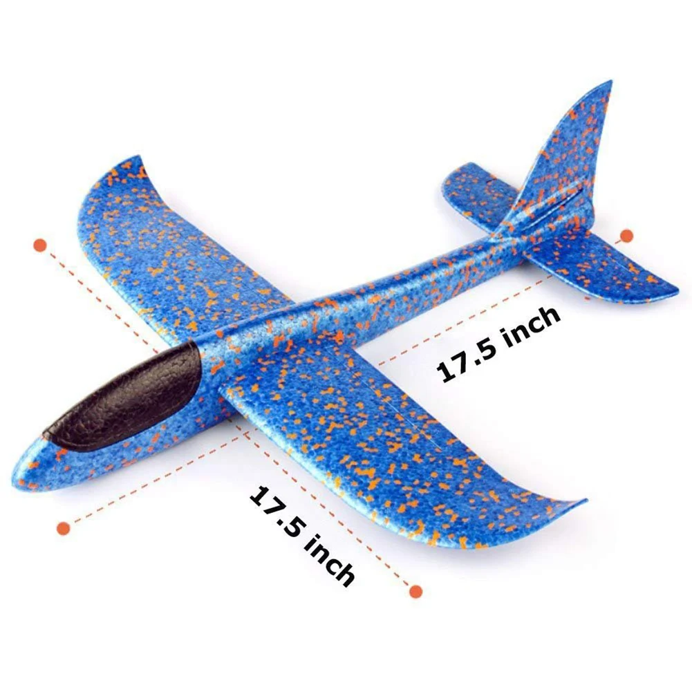

Foam Aircraft Toy Hand Throw Flight Glider Aircraft Airplane DIY Model Toy Throwing Roundabout Airplane Kid Gifts