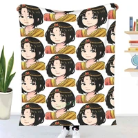 cute little girl anime throw blanket 3d printed sofa bedroom decorative blanket children adult christmas gift