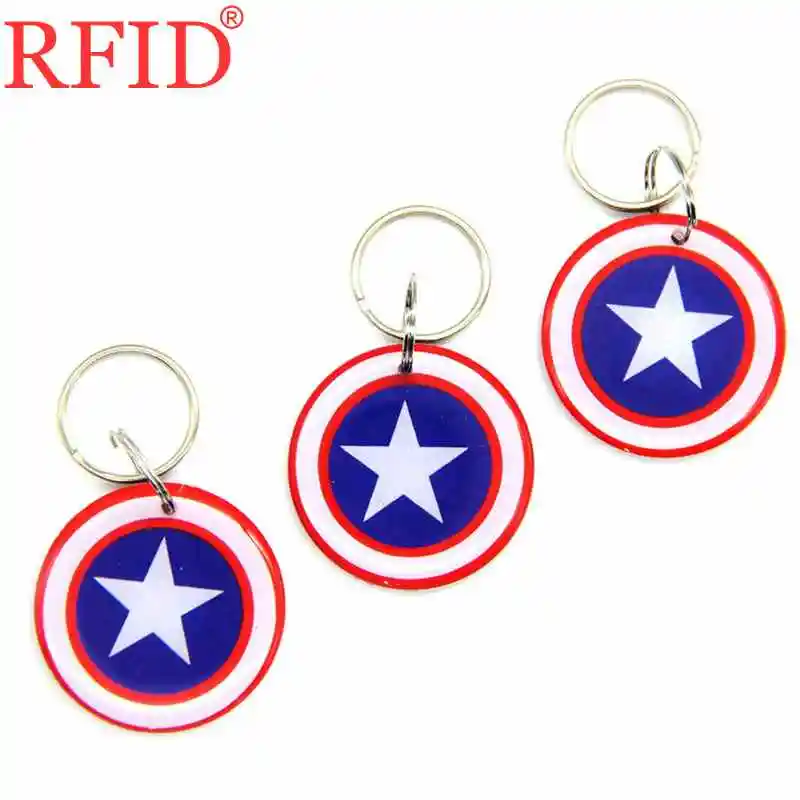 ID 125 кГц EM4305 EM4205 перезаписываемые Брелоки для ключей RFID карта водонепроницаемая