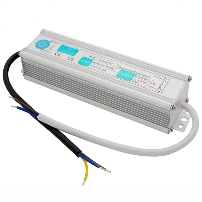Светодиодный драйвер водонепроницаемый IP67 от 220 В переменного тока до 12