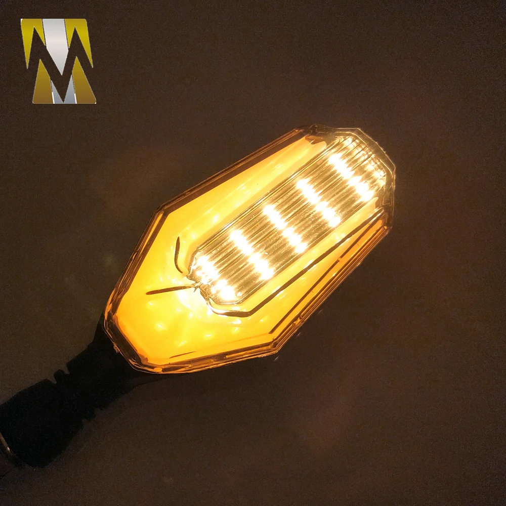 12V LED 8 мм винтовой болт Универсальный мото Фонарь указателя поворота для