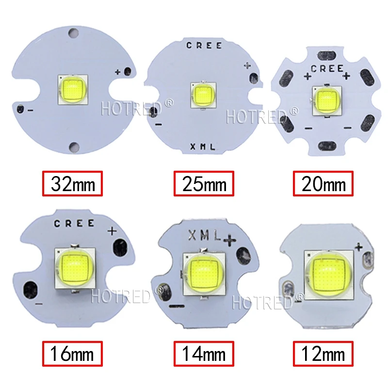 Cree XLamp XM L2 XML2 T6 SMD5050 10 Вт холодный белый светодиод высокой мощности 6500K 80mil Диод для