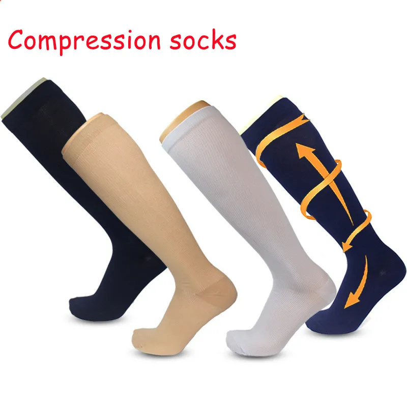 

1 Pair Travel Flight Miracle Sock Unisex Compression Anti Swelling Fatigue DVT Supports Compression Socks Men And Women