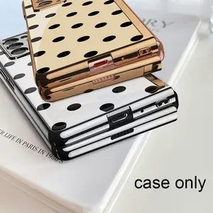 Luxury Rainbow Plating Frame Tempered Glass Case Cover For Samsung
Galaxy Z Fold 2 5G Case Patterned mobile phone case