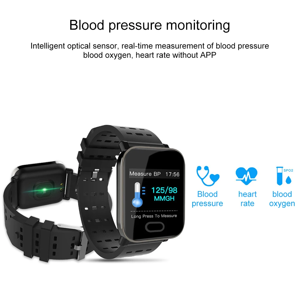 Portable Medical Equipment Blood Pressure Monitor Tonometer On Wrist Waterproof Digital Measuring Smart Watch | Красота и здоровье